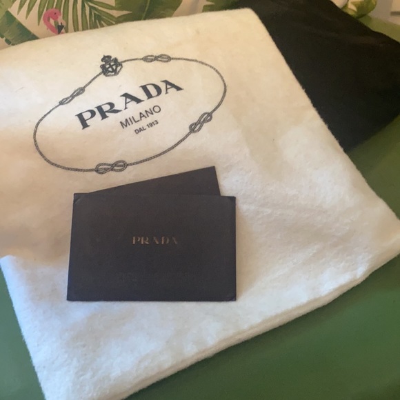 Prada black satin clutch - Picture 3 of 3